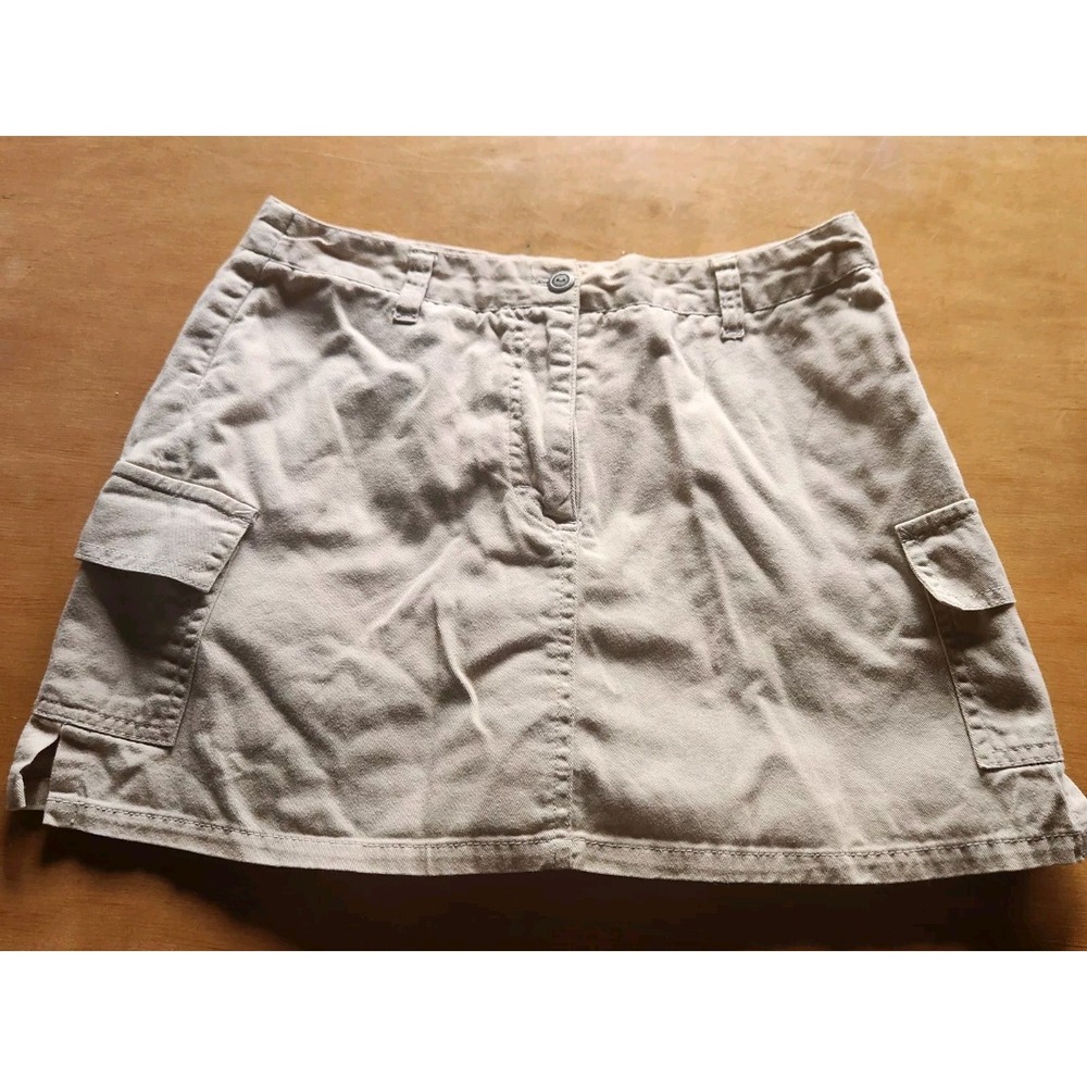 Vintage Blue Khaki Denim Cargo Short Size 5